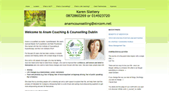 Desktop Screenshot of anamcoachingandcounselling.com